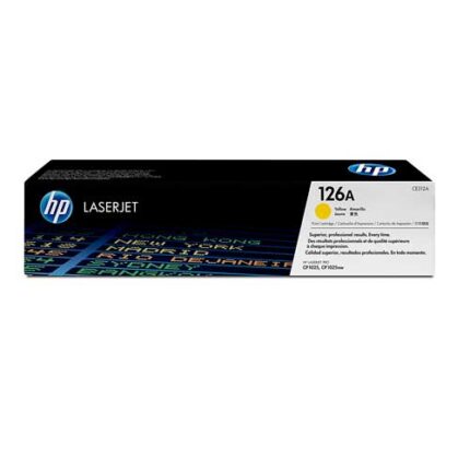 HP 126A Toner authentique Jaune (CE312A) - 1000 pages