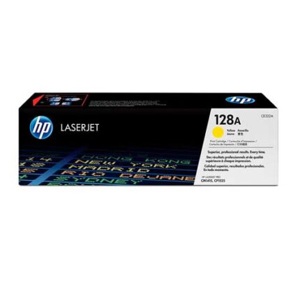 HP 128A Toner authentique Jaune (CE322A) - 1300 pages