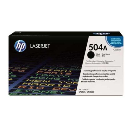 HP 504A Toner authentique noir (CE250A) - 5000 pages